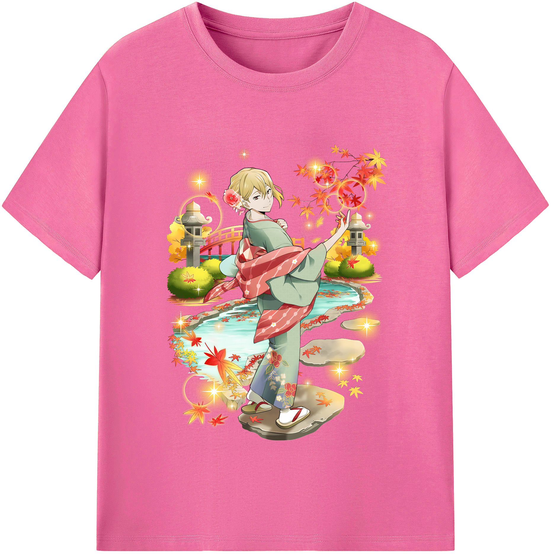 （画像用） 文豪ストレイドッグス Bungo Stray Dogs レディースカジュアルプリントTシャツ（綿100％）
